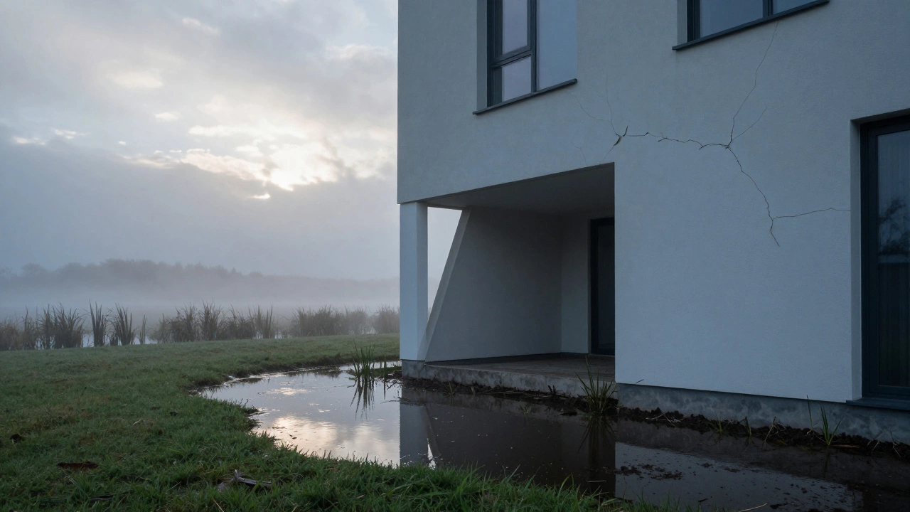 Что будет, если построить дом на грунтовых водах: последствия и как этого избежать