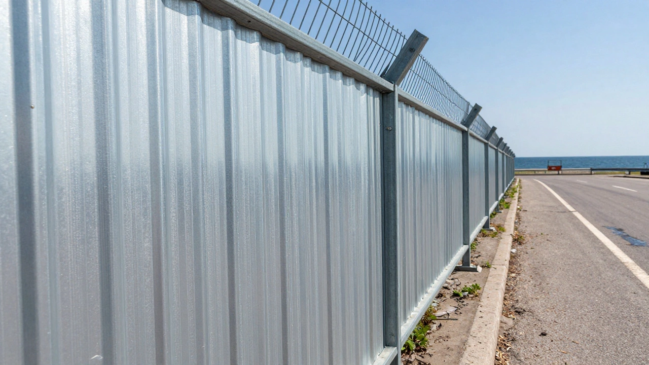 Профлист с PVDF-покрытием на прочном каркасе, устойчивый к солёному воздуху и УФ-излучению.